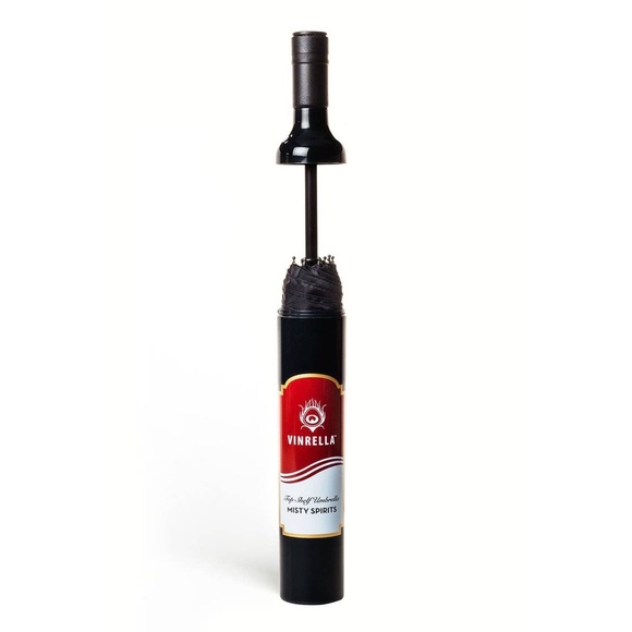 Great Gift! Vinrella Umbrella In a Bottle Red Wine Lovers Design - Picture 3 of 10